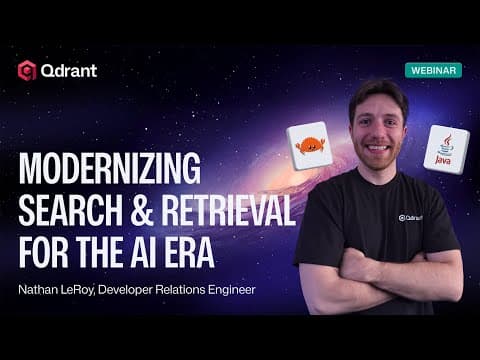 Modernizing Legacy Search with Semantic Retrieval in the AI Era | Qdrant vs Elastic Demo 영상 썸네일