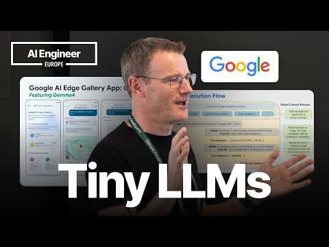 From 46% to 90%: Fine-Tuning Tiny LLMs for On-Device Agents — Cormac Brick, Google 영상 썸네일