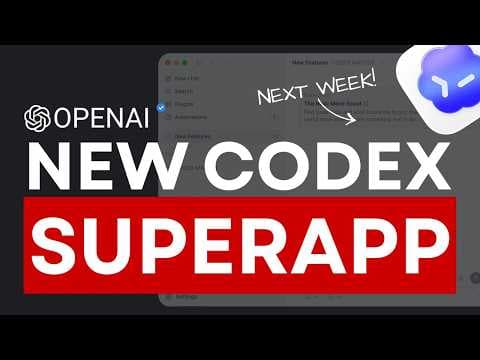 OpenAI's Codex SUPERAPP LEAKED, Sam Altman's House Attacked & Claude Takes Over Microsoft Office! 영상 썸네일