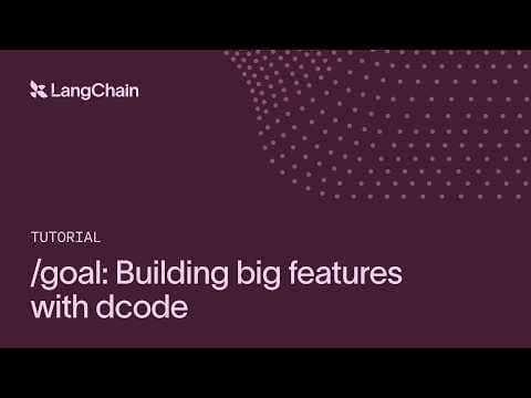 /goal: Building big features with dcode 영상 썸네일