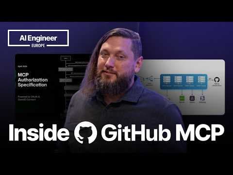 Lessons from Scaling GitHub's Remote MCP Server — Sam Morrow, GitHub 영상 썸네일