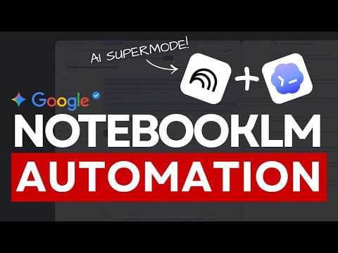 NotebookLM Just Got Automations: Build POWERFUL AI Automations! 영상 썸네일