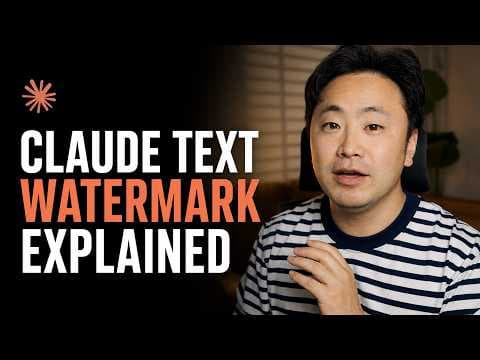 Claude 텍스트 워터마크의 작동 원리와 Anthropic의 도입 배경 분석
