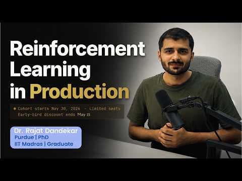 RL in Production | 8 Week Bootcamp to Master Reinforcement Learning in Production 영상 썸네일