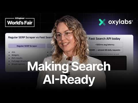How Web Data Infrastructure Powers the Next Generation of AI — Patricija Žemaitytė, Oxylabs 영상 썸네일