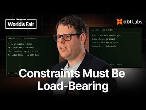 AI’s Jurassic Park Period — Aaron Stanley, dbt Labs 영상 썸네일