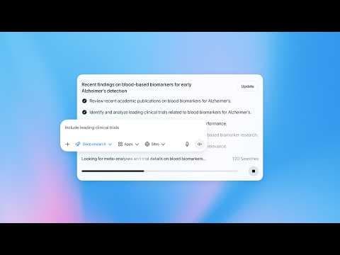 Updates to deep research in ChatGPT 영상 썸네일