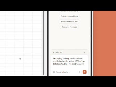 Getting started with Claude in Excel 영상 썸네일