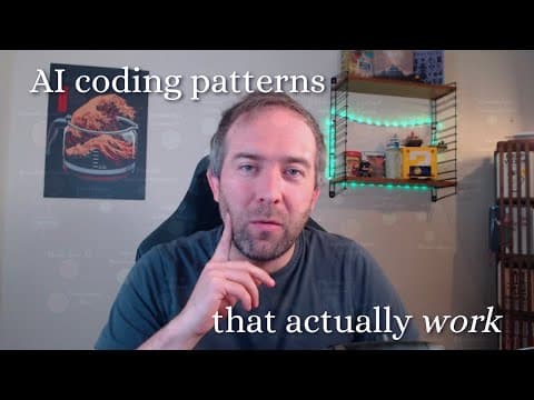 AI coding patterns (that actually work) 영상 썸네일