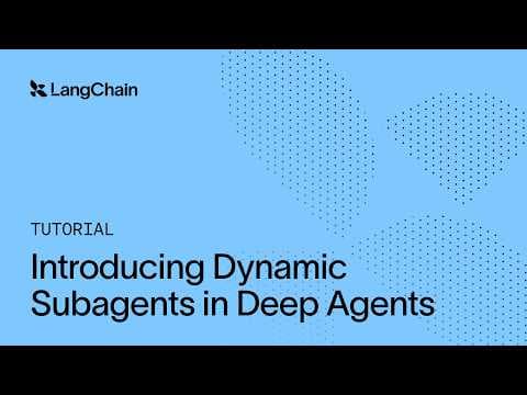 Dynamic Subagents: How to Run Parallel Agents Reliably in Deep Agents 영상 썸네일