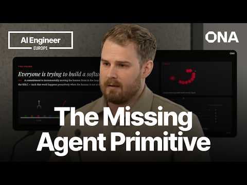 The Missing Primitive for Agent Swarms — Lou Bichard, Ona 영상 썸네일