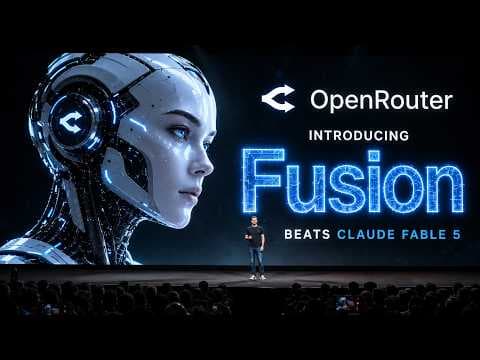This New 'Fusion' AI Beats Claude Fable 5 — Here's How To Use It (OpenRouter Fusion Tutorial) 영상 썸네일