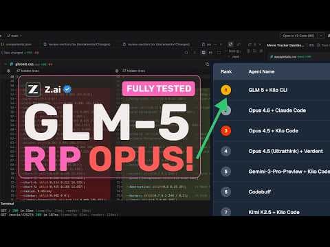 GLM-5 (Fully Tested): I GOT EARLY ACCESS & YES, IT BEATS 4.6 OPUS! 영상 썸네일