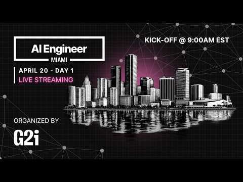AIE Miami Keynote & Talks ft. OpenCode. Google Deepmind, OpenAI, and more! 영상 썸네일