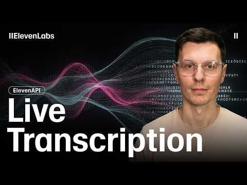 Transcribe Audio Live Using Scribe v2 Realtime API 영상 썸네일