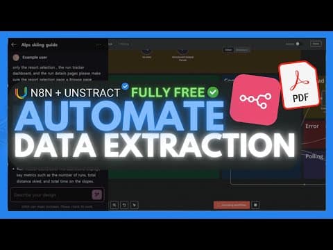 Automate PDF Data Extraction with n8n EASILY! (Open source) 영상 썸네일