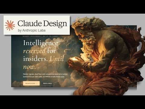 Claude Design + Seedance 2.0 = INSANE Animated Websites 영상 썸네일