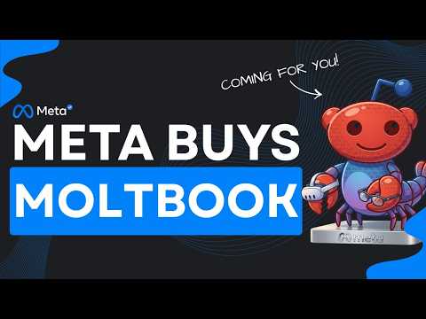 Meta Buys Moltbook, DeepSeek V4 This Week? Google's New Models & More! 영상 썸네일