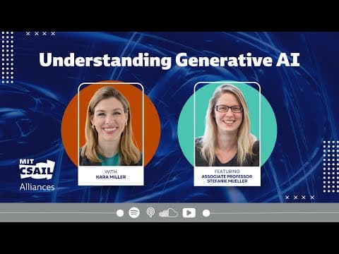 Understanding Generative AI with Stefanie Mueller 영상 썸네일
