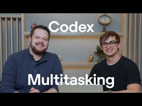 Multitasking with the Codex app 영상 썸네일