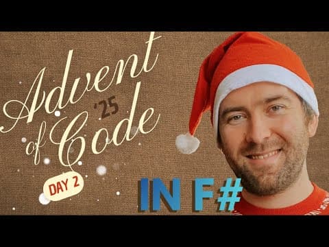 🎄 Advent of code 2025 in F# - day 02 영상 썸네일