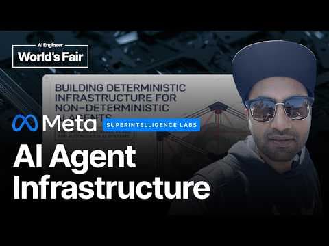Deterministic Infra for Non-Deterministic AI Agents - Nishant Gupta, Meta Superintelligence Labs 영상 썸네일