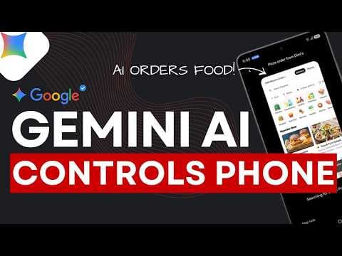 Gemini Now CONTROLS Your Phone and ORDERS Your Food For You! 영상 썸네일
