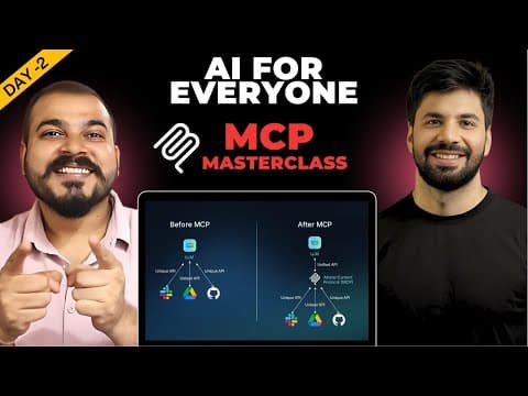 MCP Explained Without Code - And We Build One Live | AI for Everyone: Session 2 영상 썸네일
