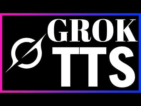 Grok TTS is Cheap & Fast!!! 영상 썸네일