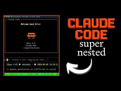 Super Nested Claude Code Is Vibecoding On STEROIDS 영상 썸네일