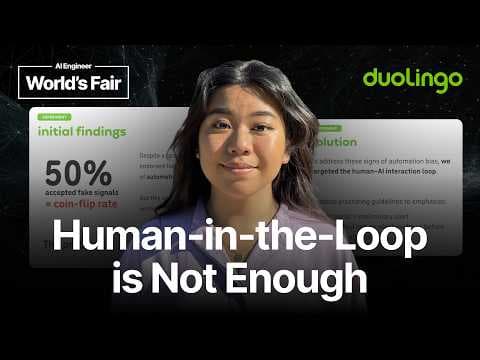 Build AI Systems for Discernment, Not Approval - Angel Ortmann Lee, Duolingo 영상 썸네일