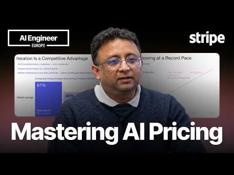 Mastering AI Pricing: Flexible & Agile Monetization — Mayank Pant, Stripe 영상 썸네일