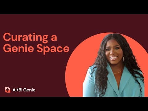 Curating a Genie Space 영상 썸네일