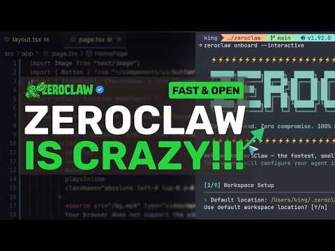 ZeroClaw: This MIGHT BE THE BEST Alternative to OPENCLAW YET! 영상 썸네일