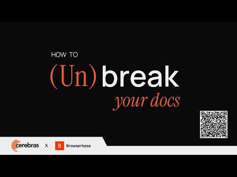 Building an AI agent to audit your docs in under 60 seconds with Browserbase (Full Workshop) 영상 썸네일