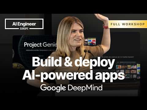 Build & deploy AI-powered apps — Paige Bailey, Google DeepMind 영상 썸네일