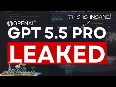 GPT 5.5 PRO (SPUD) LEAKED: OpenAI's New Model BEATS Claude Opus 4.7! 영상 썸네일