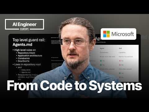 From Writing Code to Designing Systems: How the Developer Role is Changing — Chris Noring, Microsoft 영상 썸네일
