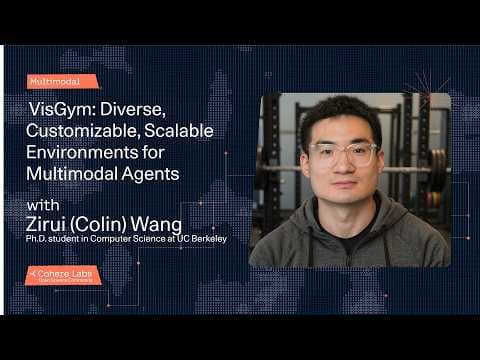Zirui Colin Wang - VisGym: Diverse, Customizable, Scalable Environments for Multimodal Agents 영상 썸네일