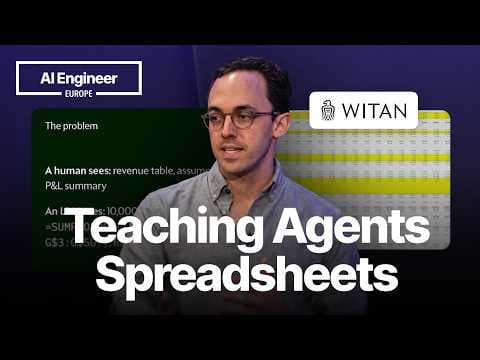 Teaching Coding Agents to do Spreadsheets - Nuno Campos, Witan Labs 영상 썸네일