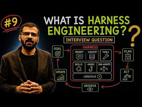 The LLM Interview Series #9: What Is Harness Engineering? 영상 썸네일