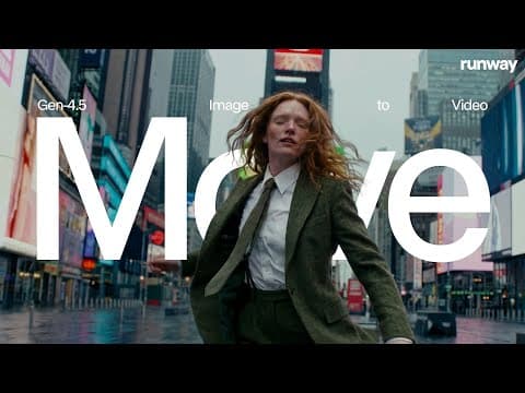 Move with Gen-4.5 | Runway 영상 썸네일