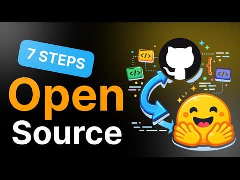 How to contribute to Open Source - 7 EASY steps 🤗 영상 썸네일