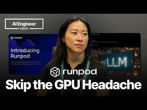 Under 5 minutes to a deployed LLM endpoint — Audry Hsu, RunPod 영상 썸네일