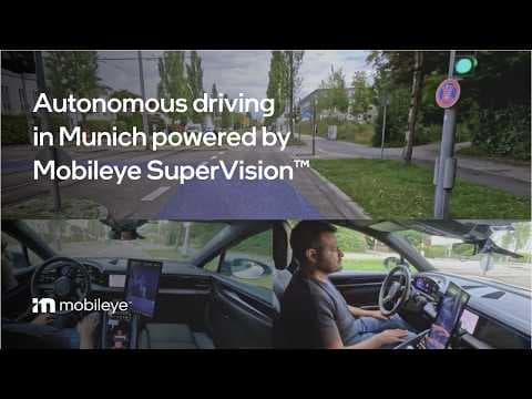 Autonomous driving in Munich powered by Mobileye SuperVision™ 영상 썸네일