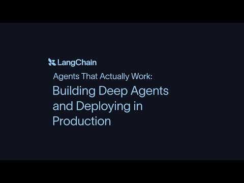 Deep Agents의 개념과 프로덕션 환경에서의 구축 전략