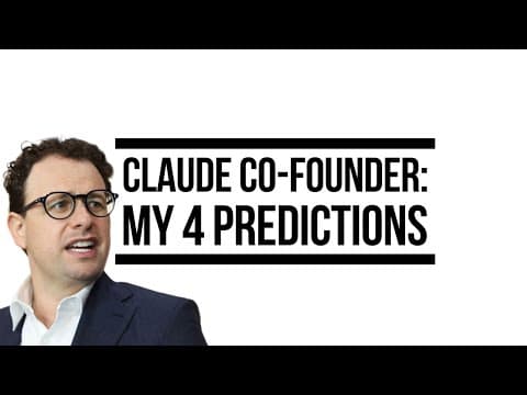 Claude AI Co-founder Publishes 4 Big Claims about Near Future: Breakdown 영상 썸네일