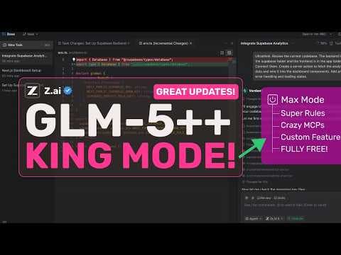 GLM-5 KING MODE: I have LEFT OPUS & CODEX for this FULLY FREE SETUP! 영상 썸네일