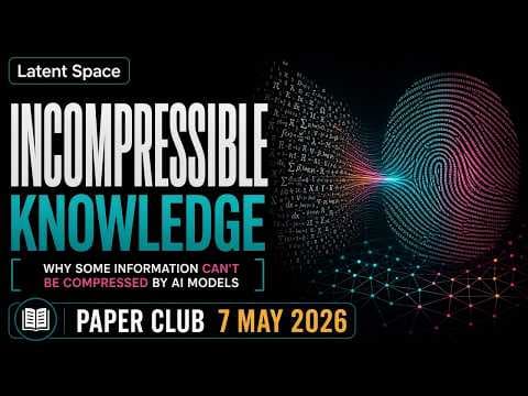 Paper Club: Incompressible Knowledge and Model Fingerprints 영상 썸네일