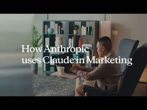 How Anthropic uses Claude in Marketing 영상 썸네일